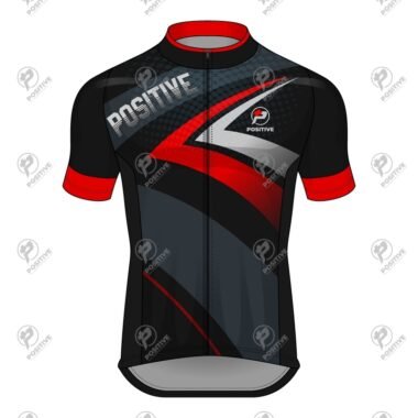 Positive C3 Printed Short Sleeve Cycling Jersey