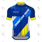 Positive Ride C5 Zip Up Printed Cycling Jersey