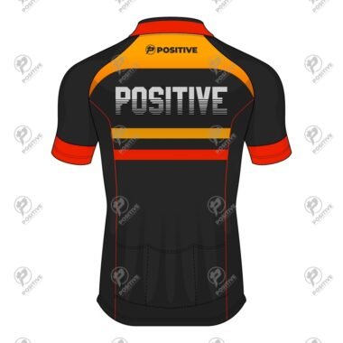 Positive C7 Half Sleeve Stripe Printed Cycling Jersey