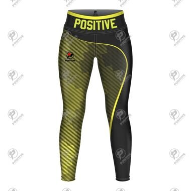 Positive Women Thin Stripe Custom Printed Yoga Leggings