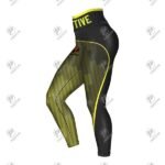 Positive Women Thin Stripe Custom Printed Yoga Leggings