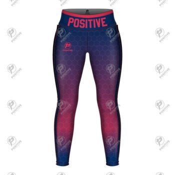 Positive Rings Sublimation Printed Women Yoga Leggings