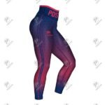 Positive Rings Sublimation Printed Women Yoga Leggings