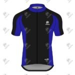 Positive Black & Blue Two Tone Short Sleeve Cycling Jersey