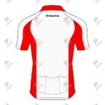 Positive Red & White Inverse Tone Short Sleeve Cycling Jersey