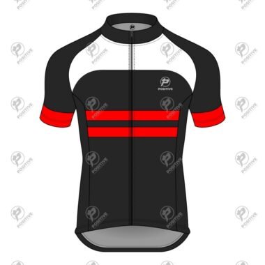 Positive Raglan Short Sleeve Tri Color Pro Cycling Jersey