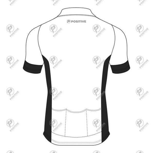 Positive Two Color Classic Short Sleeve Cycling Jersey