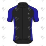 Positive Black & White Raglan Half Sleeve Cycling Jersey