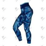 Positive Women Wheel Camo Digital Printed Yoga Leggings
