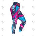 Positive Women Color Wind Digital Printed Yoga Leggings