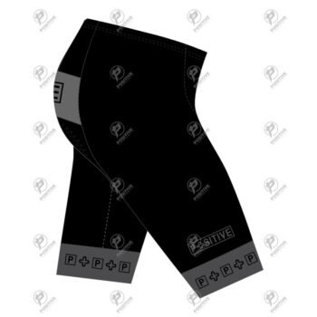 Positive Chamois Padded Power Cycling Shorts - Black/Grey