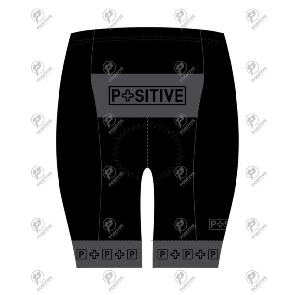 Positive Chamois Padded Power Cycling Shorts - Black/Grey