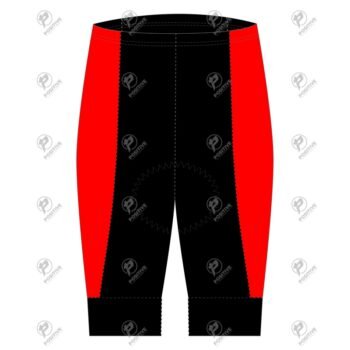 Positive Red & Black Tour Performance Padded Cycling Shorts