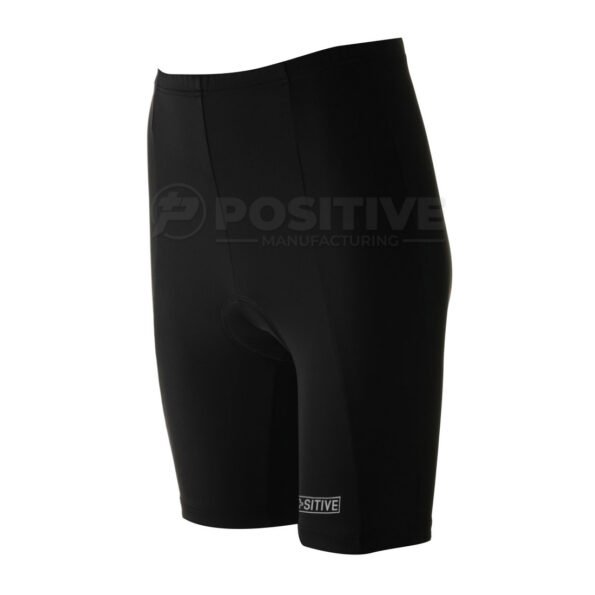 Positive Black Padded Long Inseam Cycling Shorts