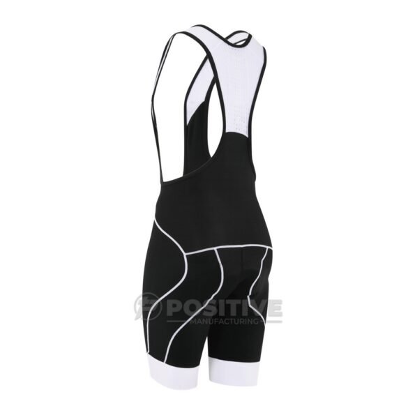 Positive Black & White Performance Cycling Bib Shorts