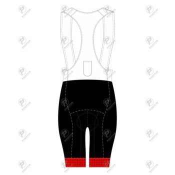 Positive Tri Color Gel Padded Cycling Bib Shorts