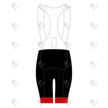 Positive Tri Color Gel Padded Cycling Bib Shorts