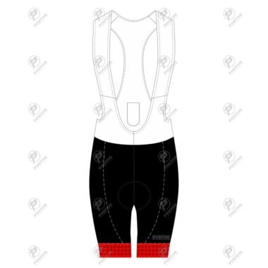 Positive Tri Color Gel Padded Cycling Bib Shorts