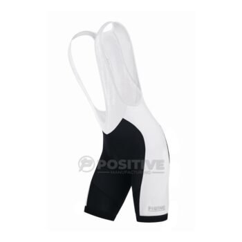 Positive Black & White Elite Performance Cycling Bib Shorts