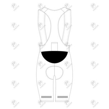 Positive Black & White Elite Cycling Bib Shorts
