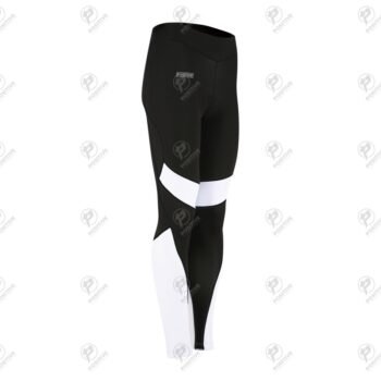 Positive Warm Black & White Winter Cycling Tight