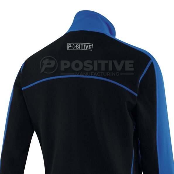 Positive Windproof Black & Blue Softshell Cycling Jacket