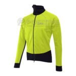 Positive Black & White Mock Collar Winter Softshell Cycling Jacket