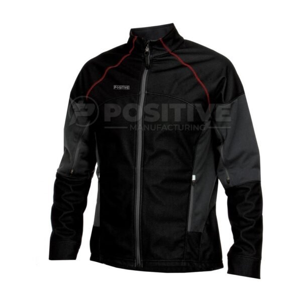 Positive Wind Stopper Black & Grey Winter Cycling Jacket