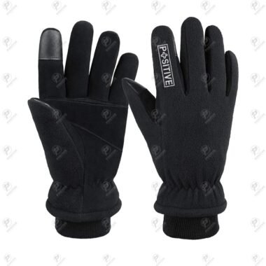 Positive Waterproof Fleece Touchscreen Winter Cycle Gloves