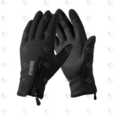 Positive Palm Printed Windproof Softshell Cycle Ridding Gloves