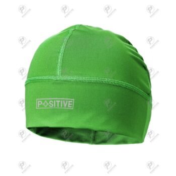 Positive Warm High Stretch Lycra Green Cycling Cap