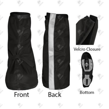 Positive Waterproof Cycling Shoe Covers With Back Reflector