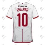 Positive Custom Printed England Club Team Soccer Jersey