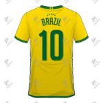 Positive Custom Printed Brazil Club Team Soccer Jersey