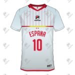 Positive Custom Design Printed Spain Club Team Soccer Jersey