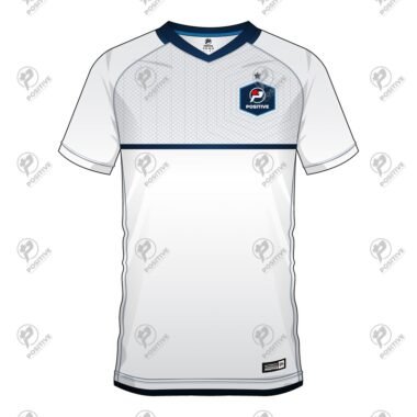 Positive Custom Club Team Logo Printed France Soccer Jersey