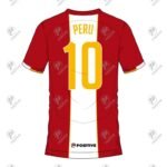 Positive Custom Club Team Design Printed Peru Soccer Jersey