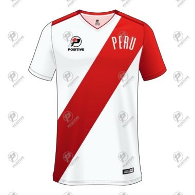 Positive Custom Team Name Printed Peru Soccer Jersey