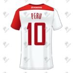 Positive Custom Team Name Printed Peru Soccer Jersey