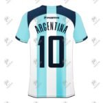 Positive Custom Printed V-Neck Argentina Team Soccer Jersey