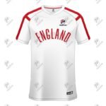 Positive Custom Printed V-Neck England Team Soccer Jersey