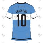 Positive Customized Design Printed Argentina Team Soccer Jersey