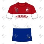 Positive Custom Design Printed Paraguay Team Soccer Jersey