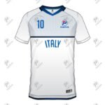 Positive Custom Printed V-Neck Raglan Italy Team Soccer Jersey