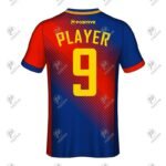 Colorful Custom Club Name Printed Short Sleeve Soccer Jersey