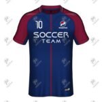 Cheap Custom Design Sublimation Printed Interlock Soccer Jersey