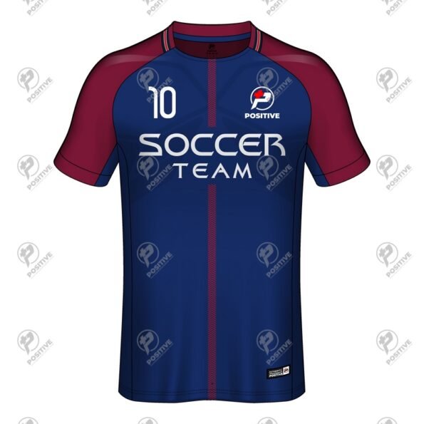 Cheap Custom Design Sublimation Printed Interlock Soccer Jersey