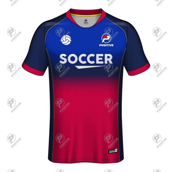 Colorful Design Sublimation Printed Cheap Interlock Soccer Jersey