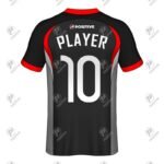 Raglan Short Sleeve Personalized Logo Printed Soccer Jersey