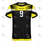 Custom Printed Round Neck Quick Dry Interlock Football Jersey